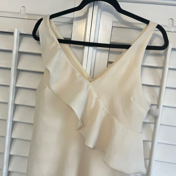 The Impeccable Pig Ivory Ruffle Dress Size XS - Picture 3 of 7